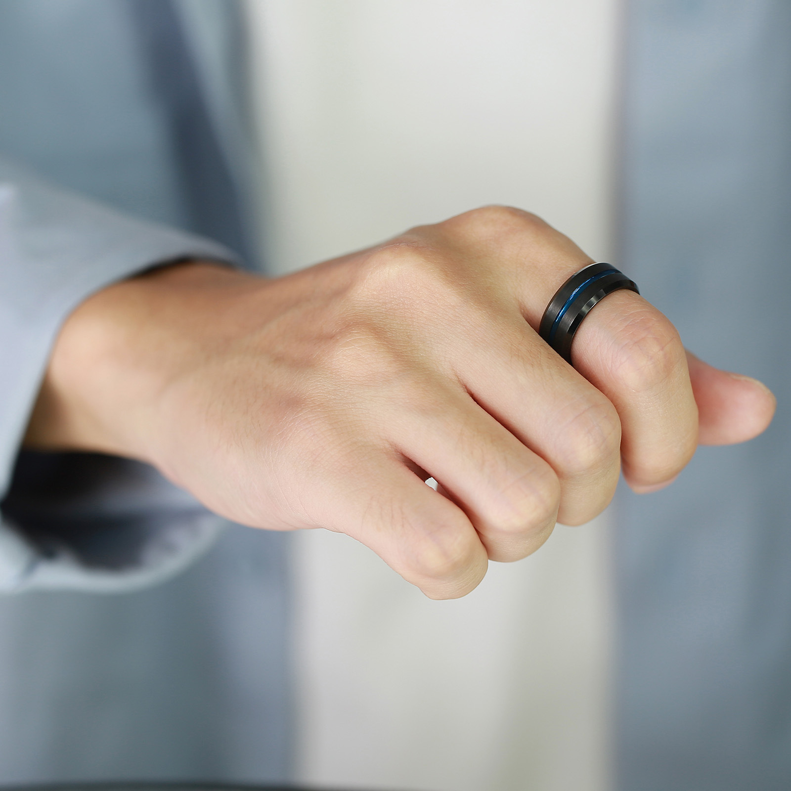 Tungsten Steel Ring Image 2