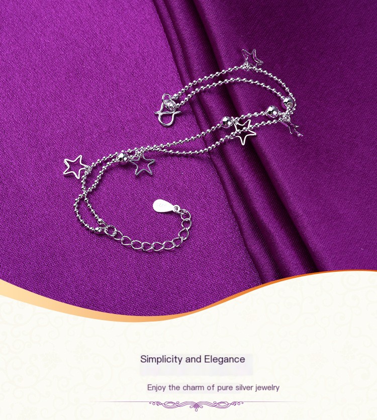 Double Hollow Star Bracelet