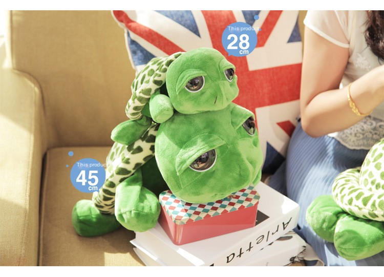 Big Eye Turtle Plush Toy Cute Design