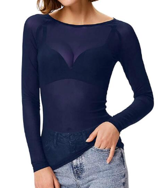 Long Sleeved Mesh Top 2