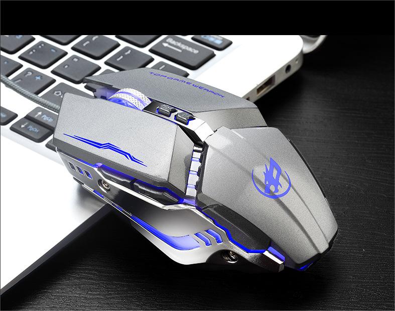 Gaming Mouse Side View