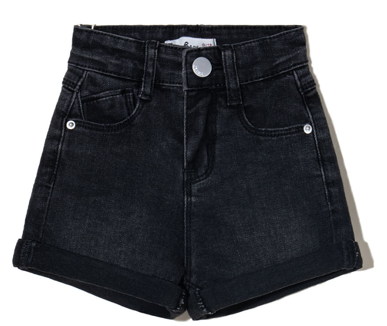 Denim Shorts Detail View