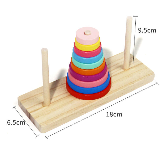 Wooden Tower of Hanoi Image 4