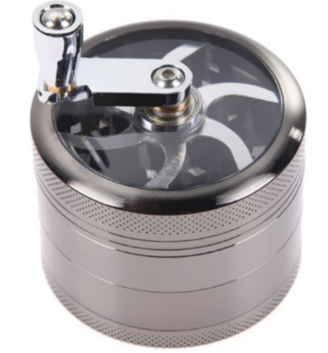 Herb Grinder in Use