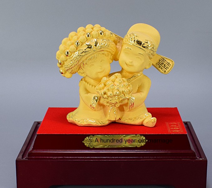 Gold-Plated Figurine 3