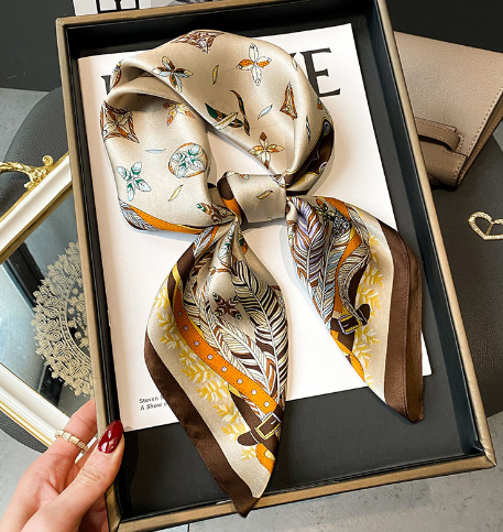 Vanguard Silk Scarf - Flower Color