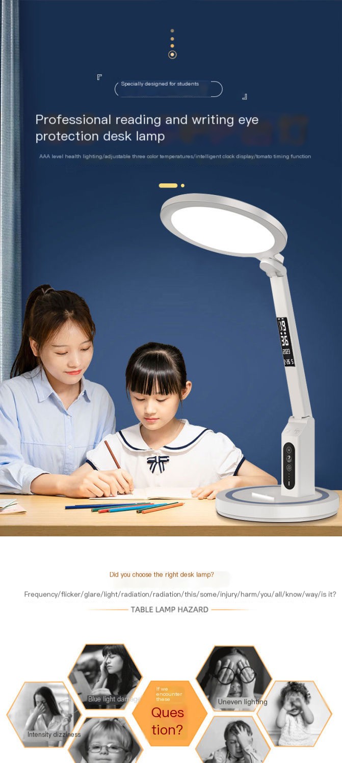 Eye-Caring LED Desk Lamp Image 1