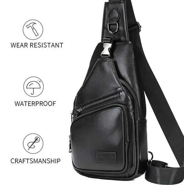 Men's Crossbody Bag - Front View