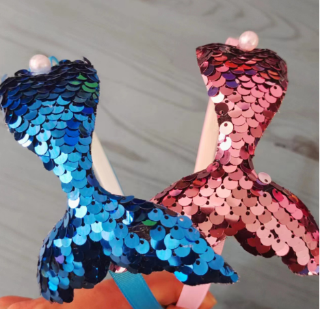Mermaid Sequin Headband Image 3