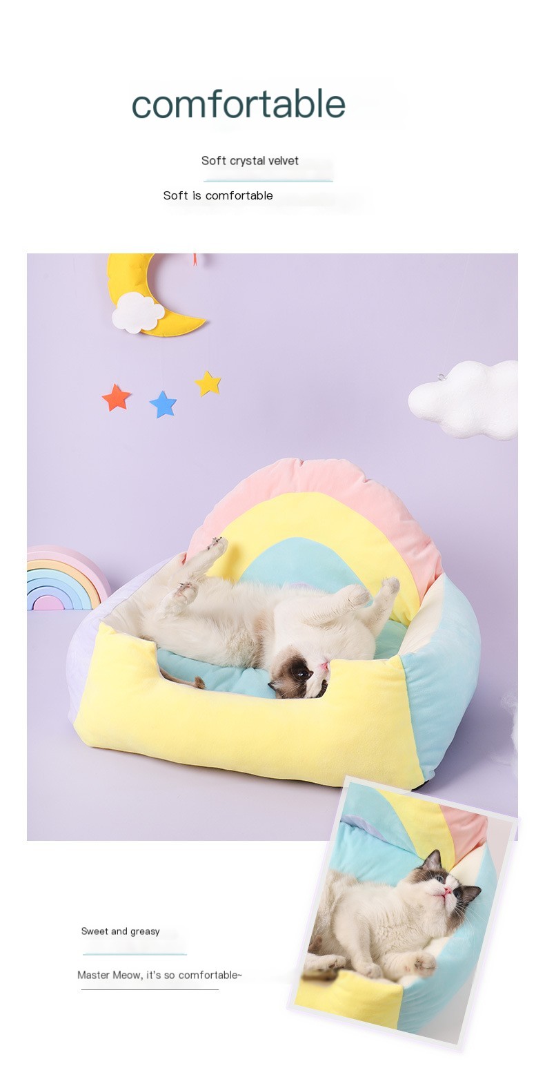 Rainbow Pet Sofa Image 4