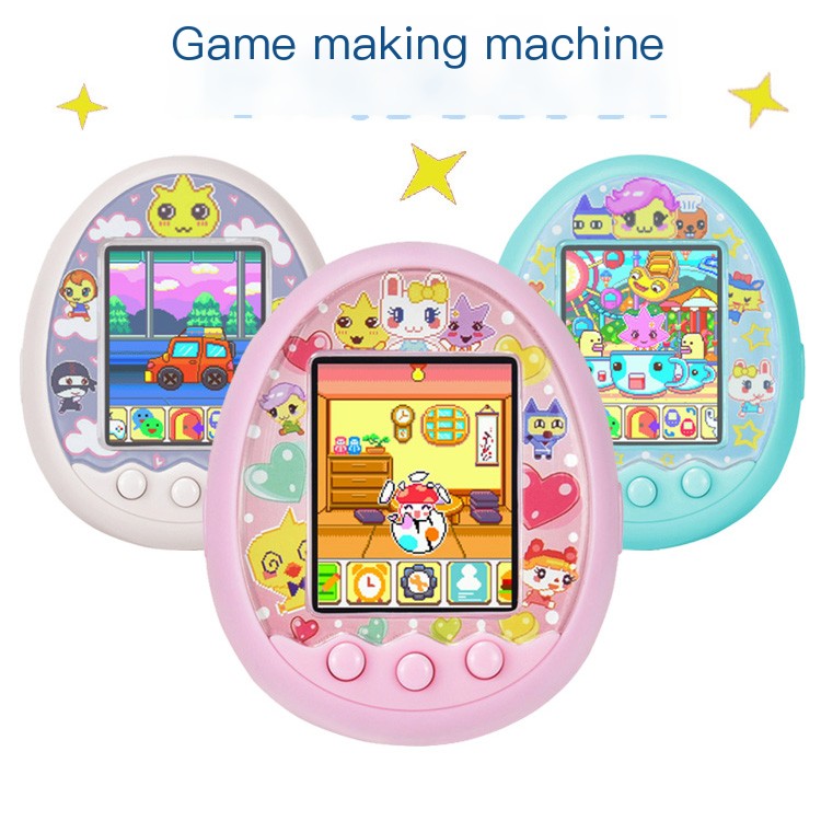 Puzzle Handheld Game Console Pink