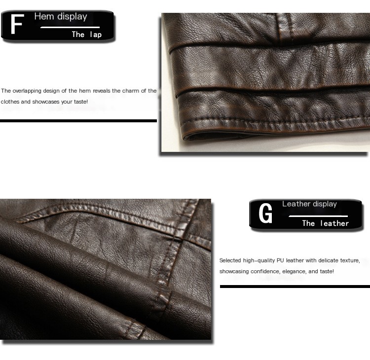 Men's Leather Jacket in Different Sizes
