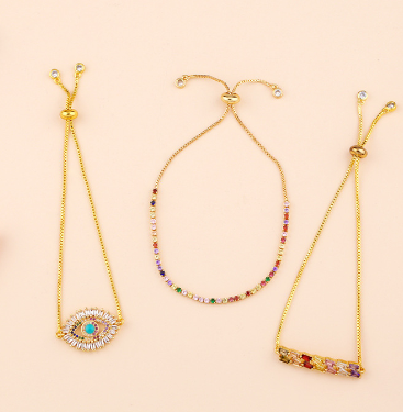 Colorful Crystal Zircon Bracelet Image 1