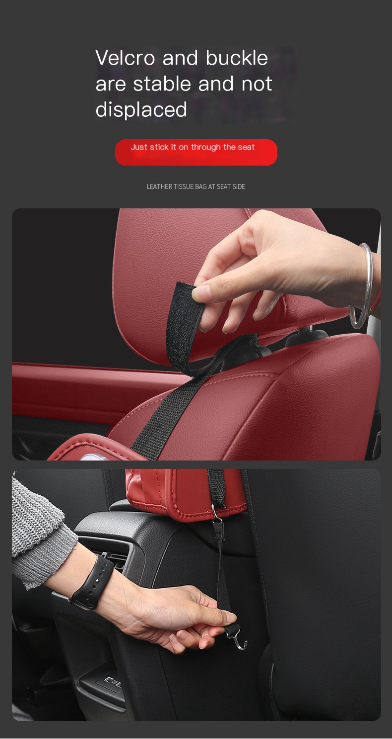 Car Tissue Holder Beige