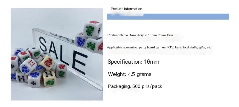 Acrylic Dice