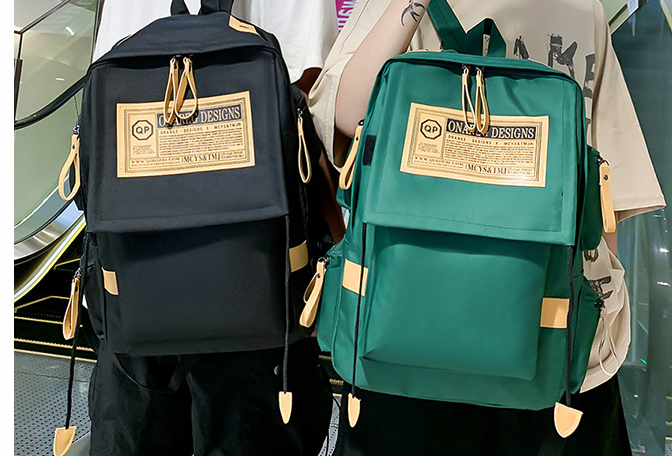Couple's Canvas Backpack Image 3