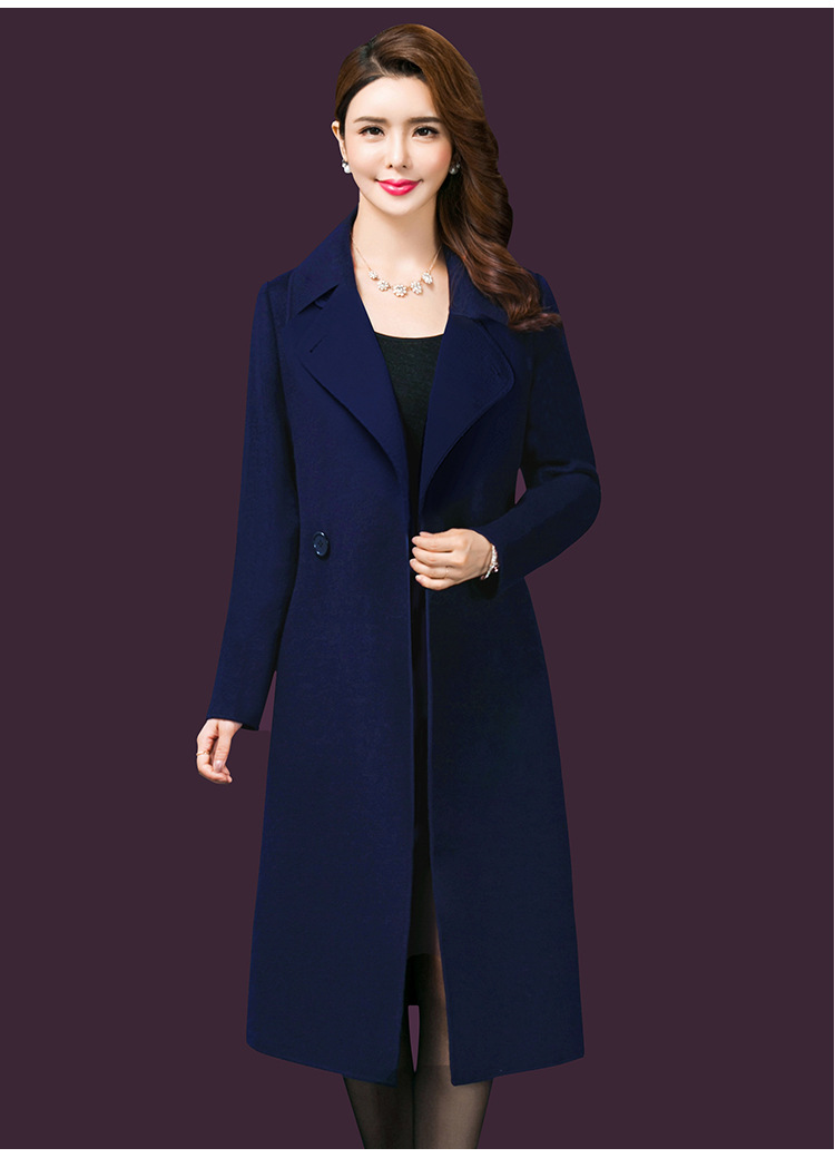 Women's Woolen Coat Image 7