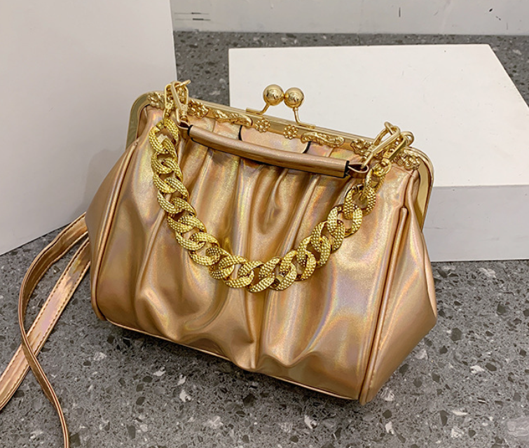 Vibrancce Glamour Bag - Silver Color