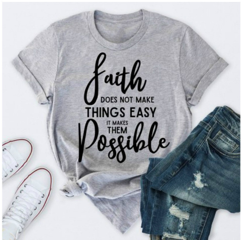 Unisex Letter Print Short Sleeve T-shirt