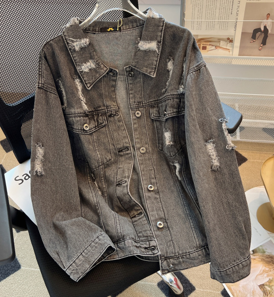 Light Blue Short Denim Jacket