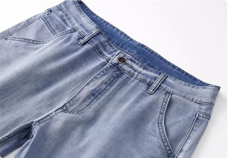 High Street Stitching Kontrastfarbe Retro Trendy Herren Jeans