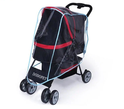 Cat Dog Trolley Raincoat Poncho