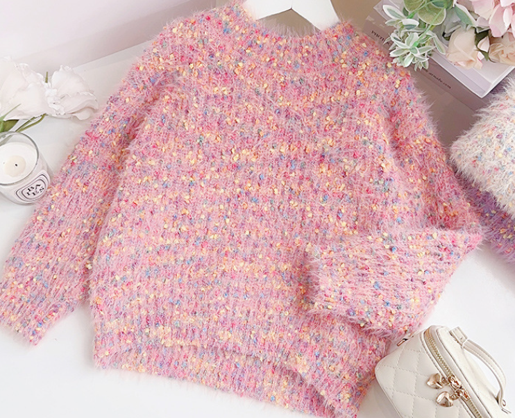 Colorful Slouchy Sweater 1