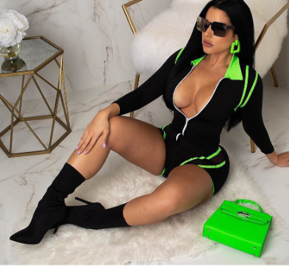 Backless Zipper Jumpsuit Image 2