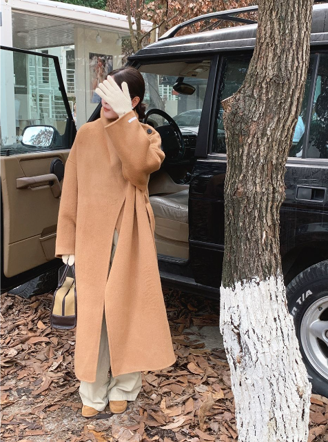 Korean Style Loose Coat Image 2