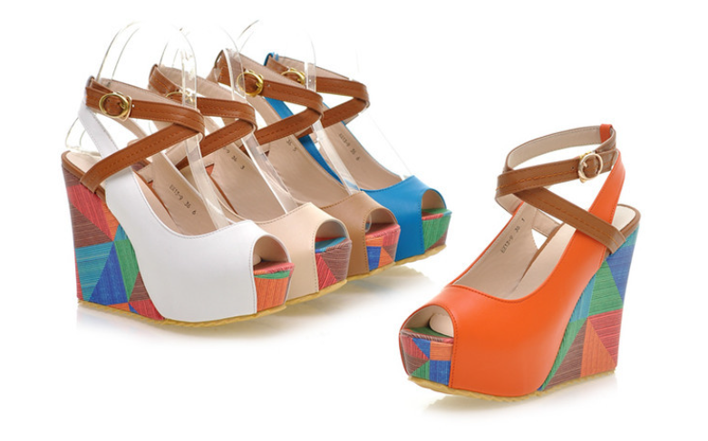 Waterproof Platform High Heels