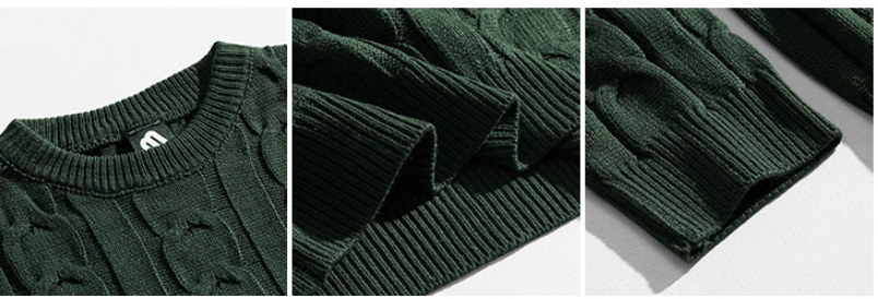 Korean Style Men Knitwear Top Image 7