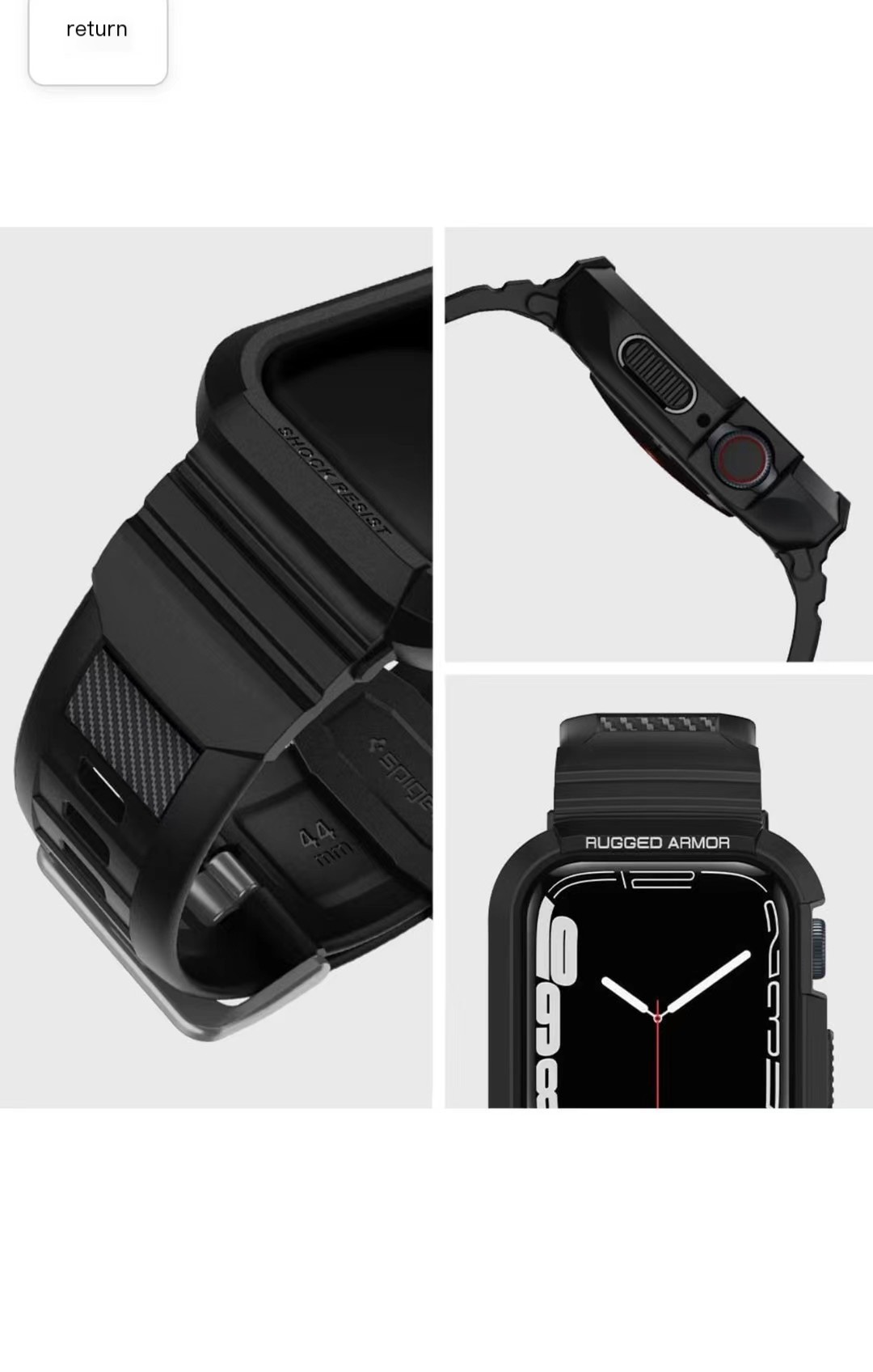 Capa DeltaShock® for Apple Watch - Black