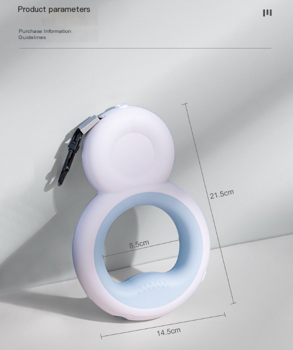 Automatic Pet Traction Rope with Lamp Trash Bag