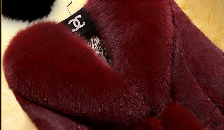 Faux Fur Collar Coat - Stylish Look