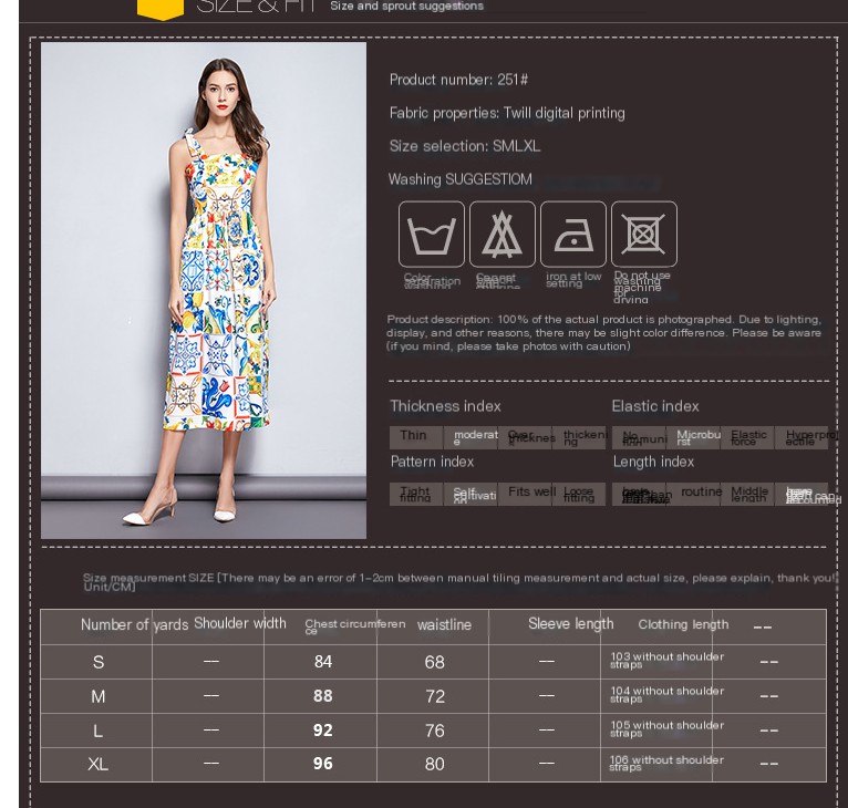 Vintage Court Blue and White Porcelain Print Slip Dress