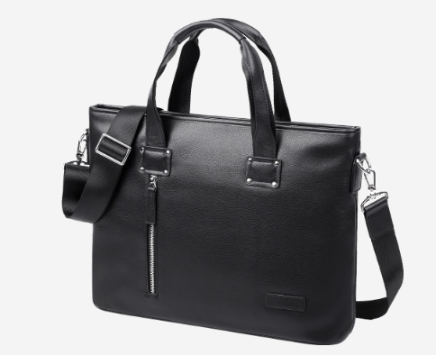 Genuine Leather Men's Laptop Bag - Image 5