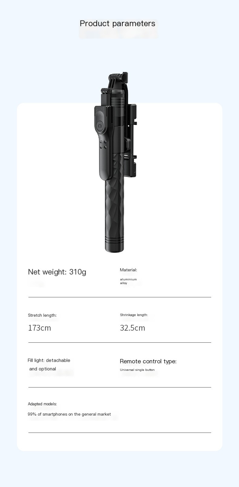 Bluetooth Selfie Stick Stabilizer