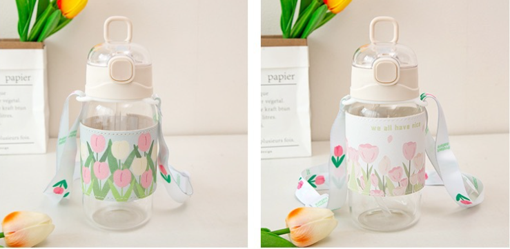 Ins Tulip Glass Cup 3