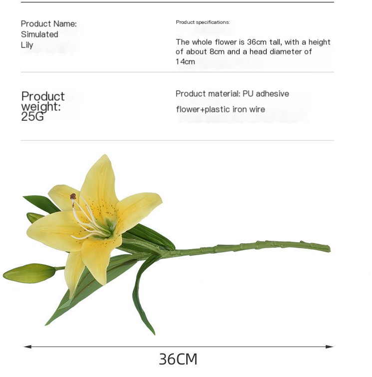 Artificial Lily Arrangement