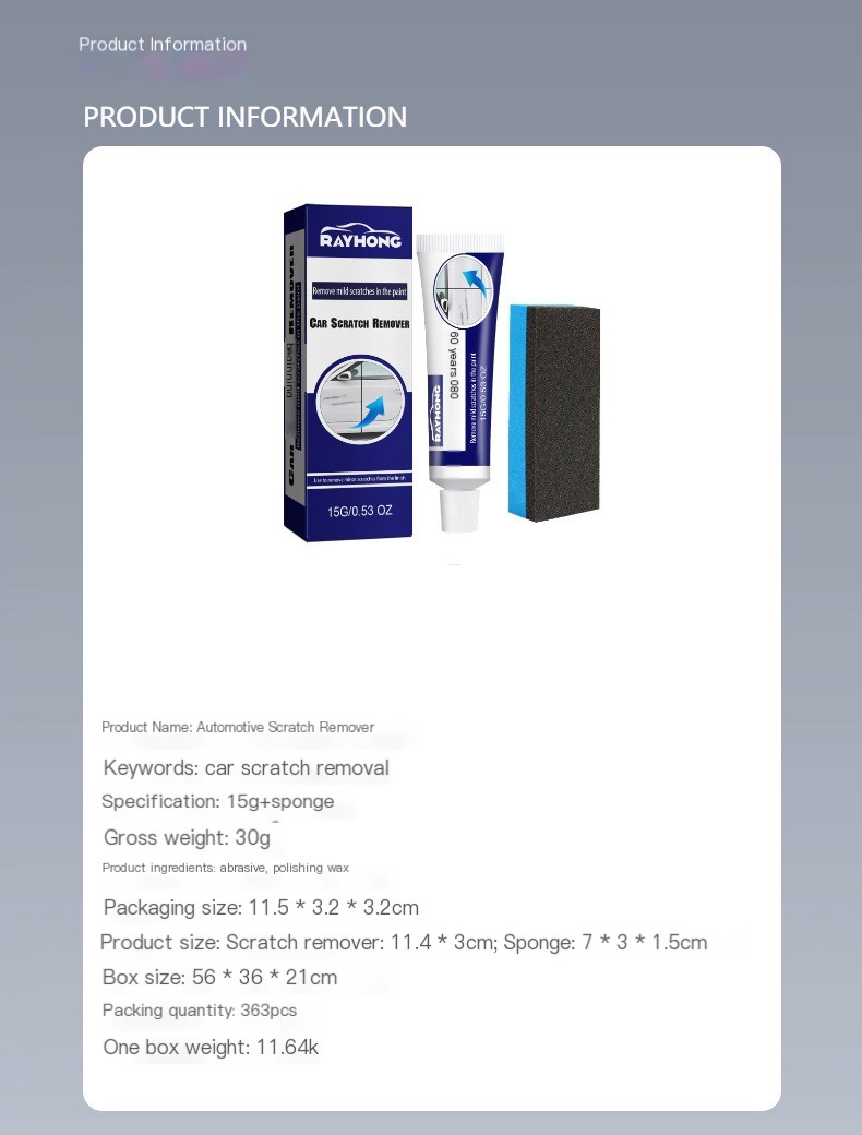 Rayhong Scratch Removal