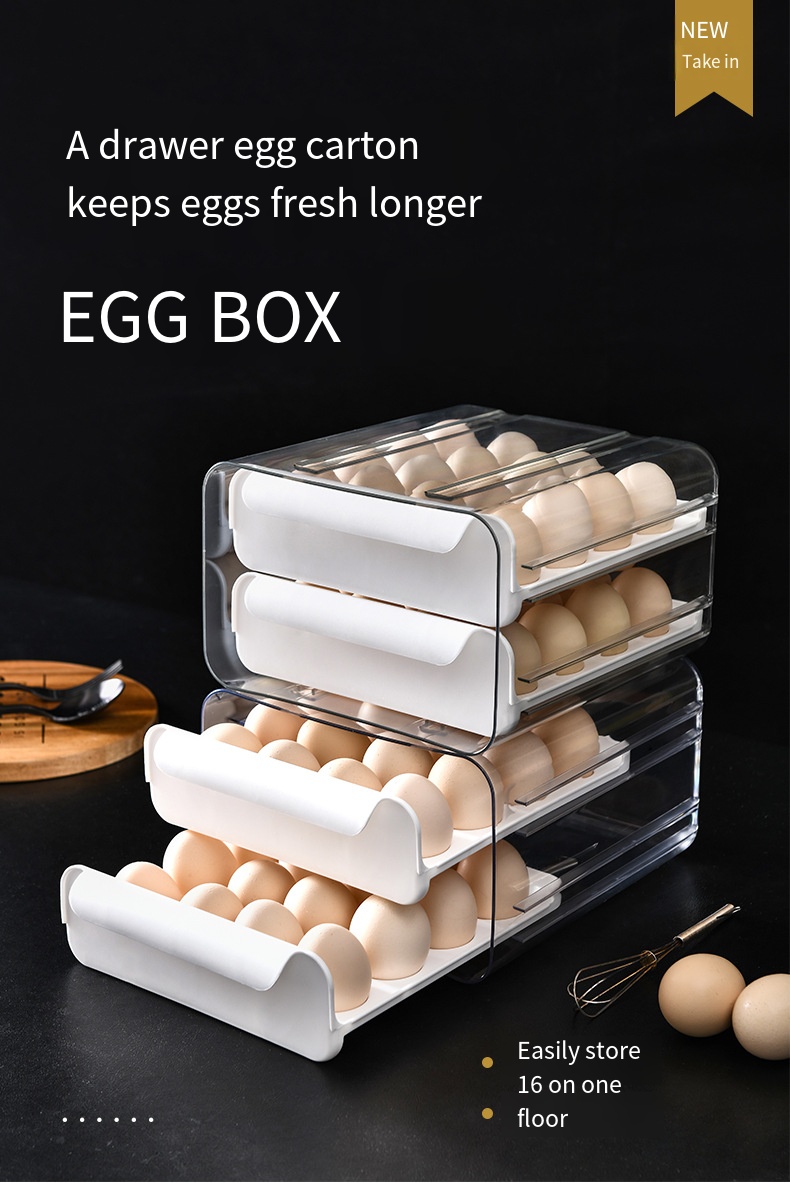 Refrigerator Egg Storage Box - View 1