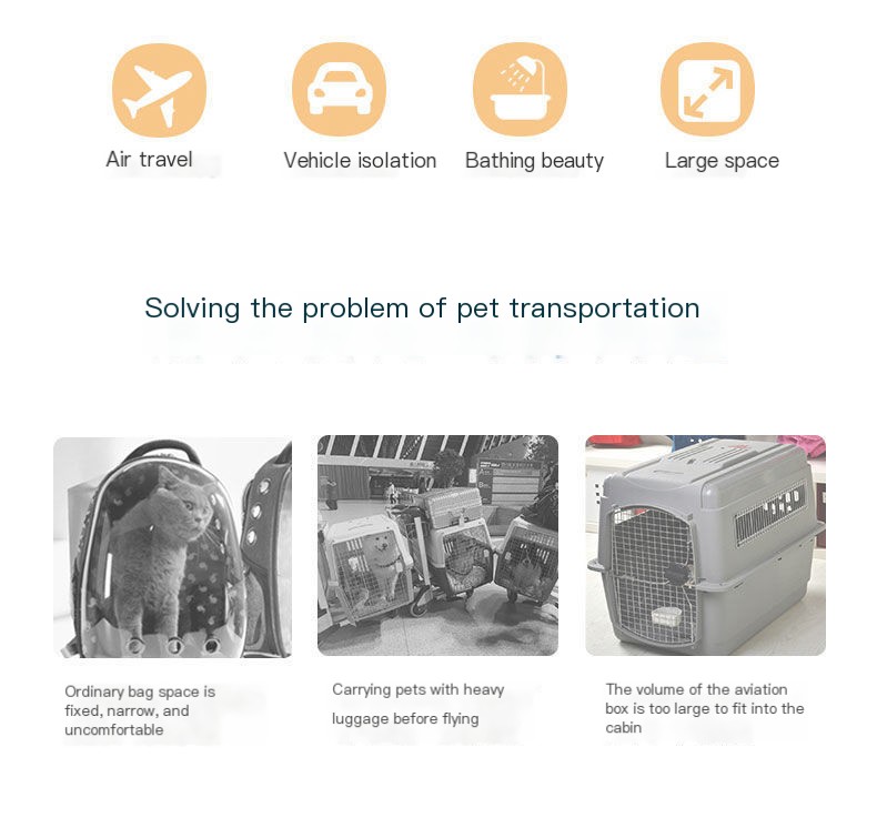 Pet Carrier in Use