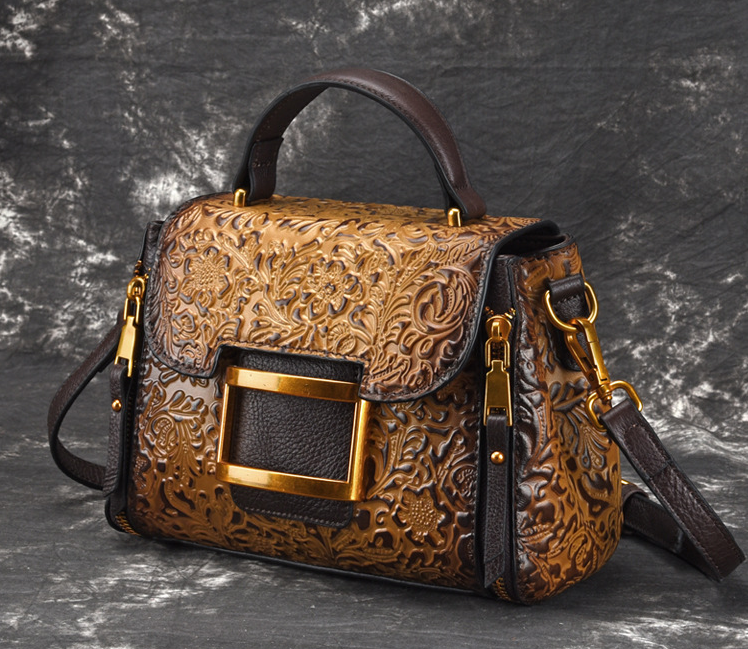 Retro Leather Backpack Image 2