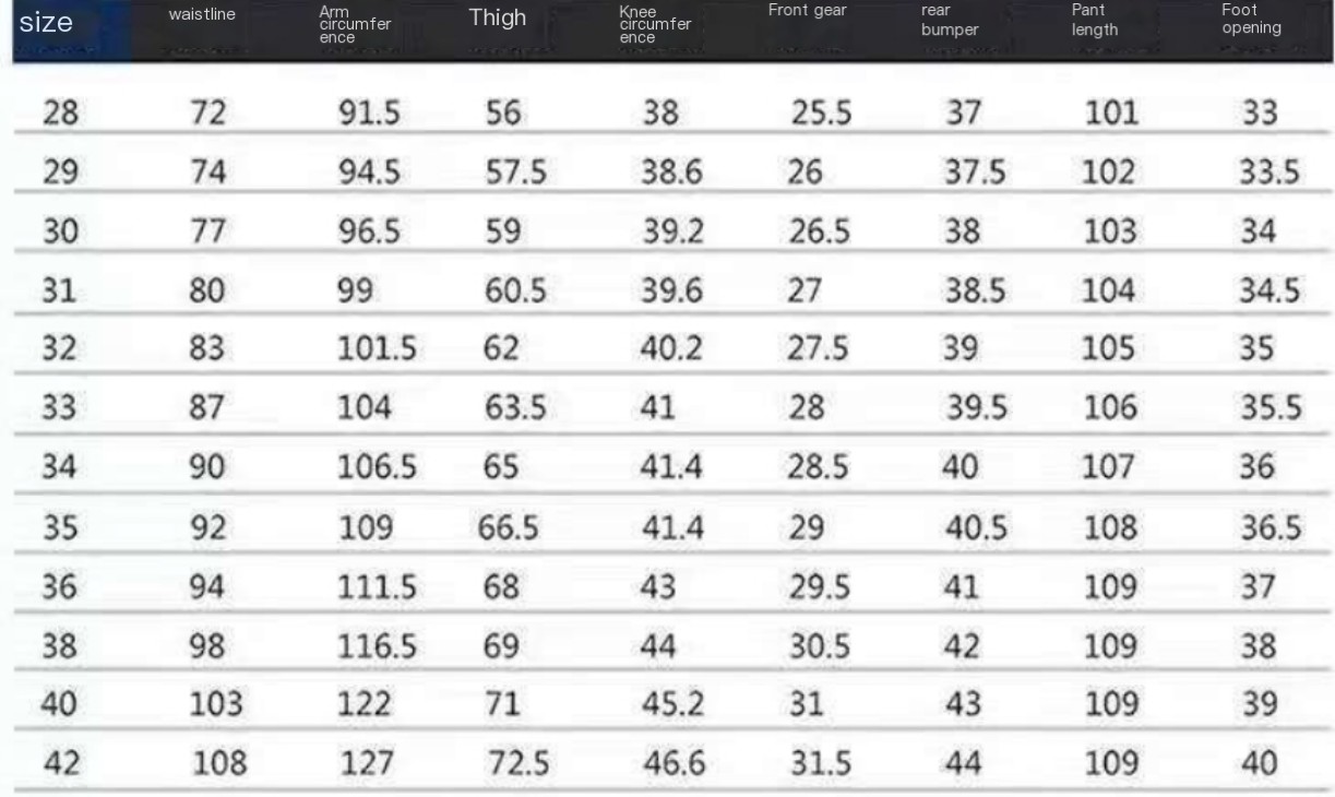 Men's Fashion Casual Pants Blue