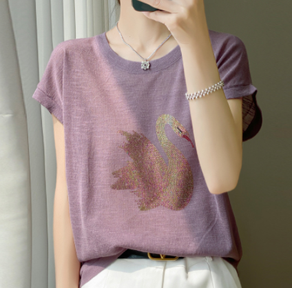 Women's Knitting Vest Side View