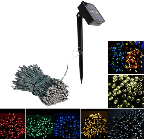 Christmas Lights Garden Garden Led Solar String Lights image