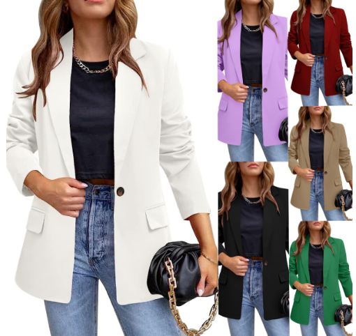 Elegante Formele Ol Suit Blazer Details