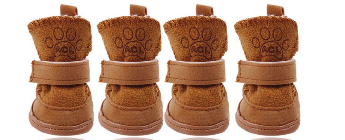 Cozy dog shoes