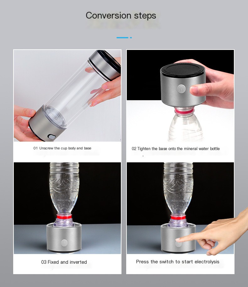 Portable Hydrogen Water Cup