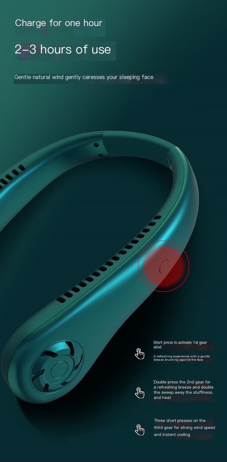 Portable Neck Fan Image 4
